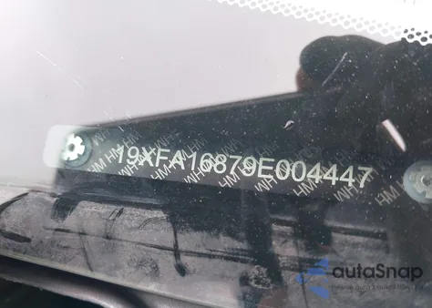 2009 Honda Civic Ex from USA, damaged, VIN 19XFA16879E004447